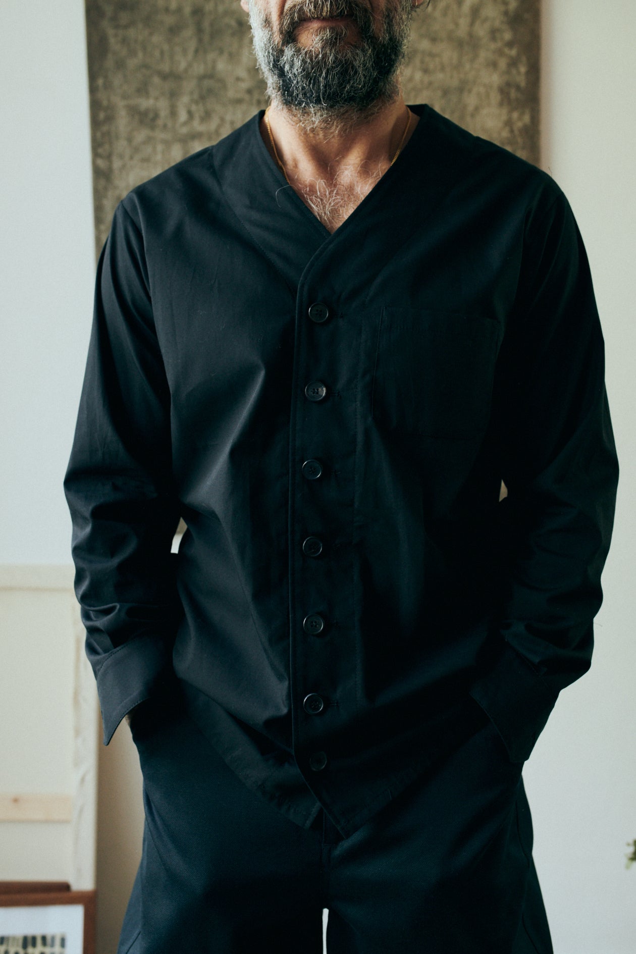 charles shirt black