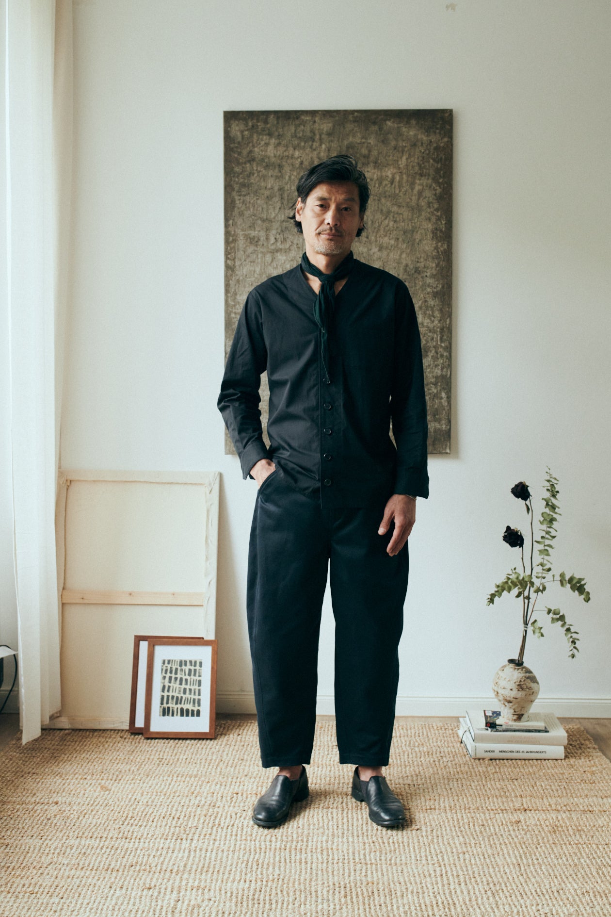 four pocket wide pants