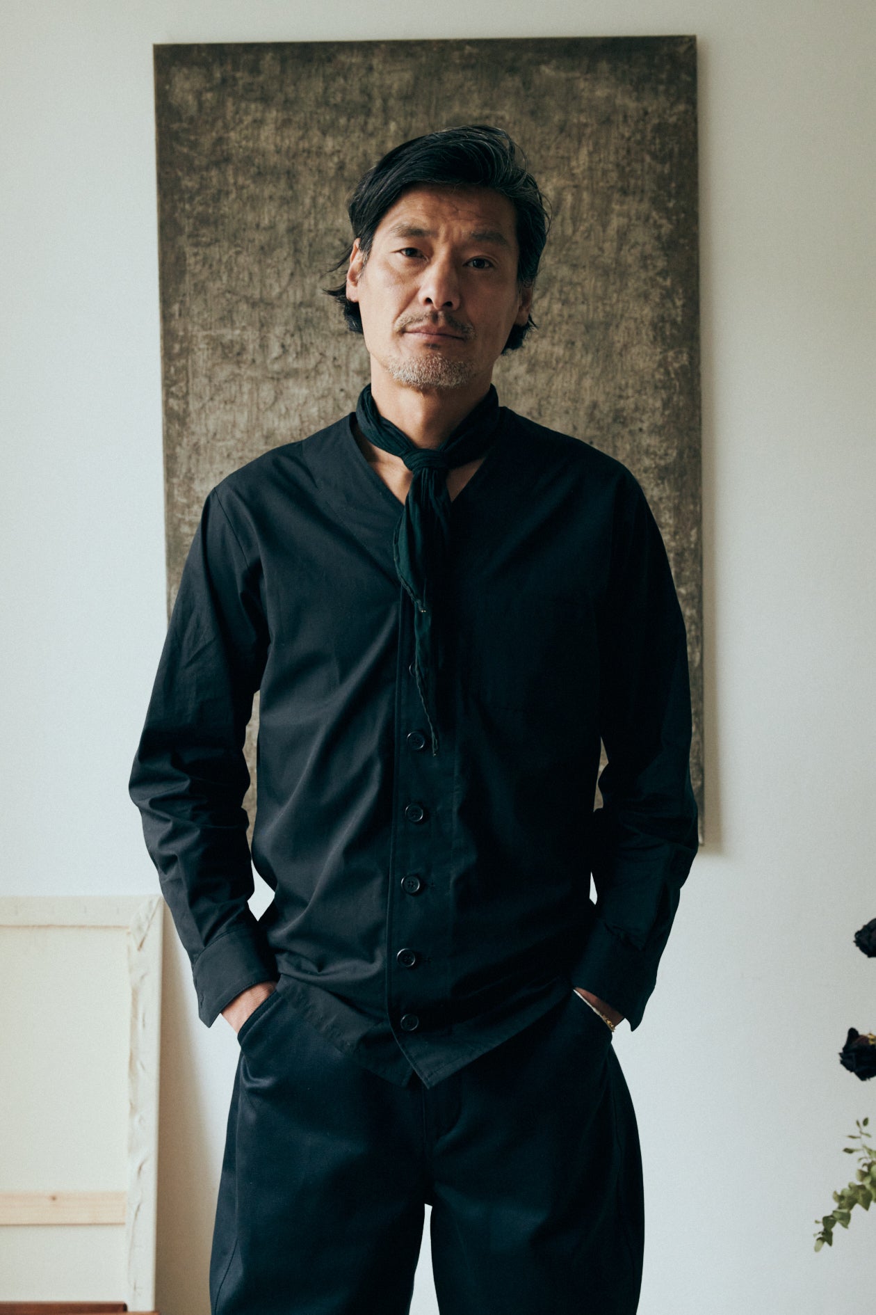 charles shirt black