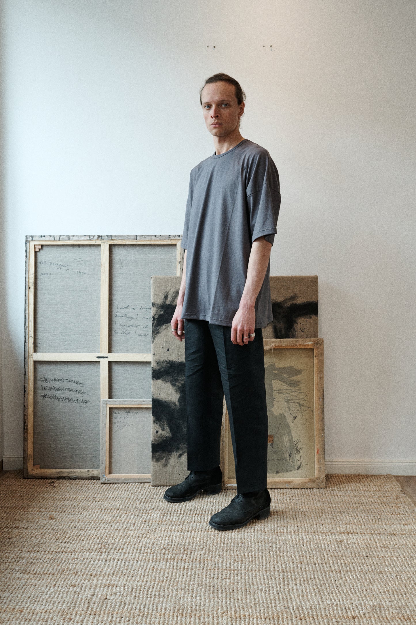 t-shirt anthrazit