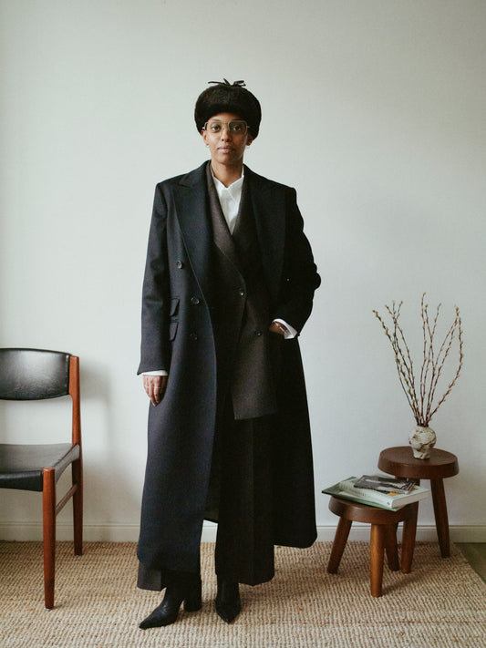 merino and alpaka coat (made to order)