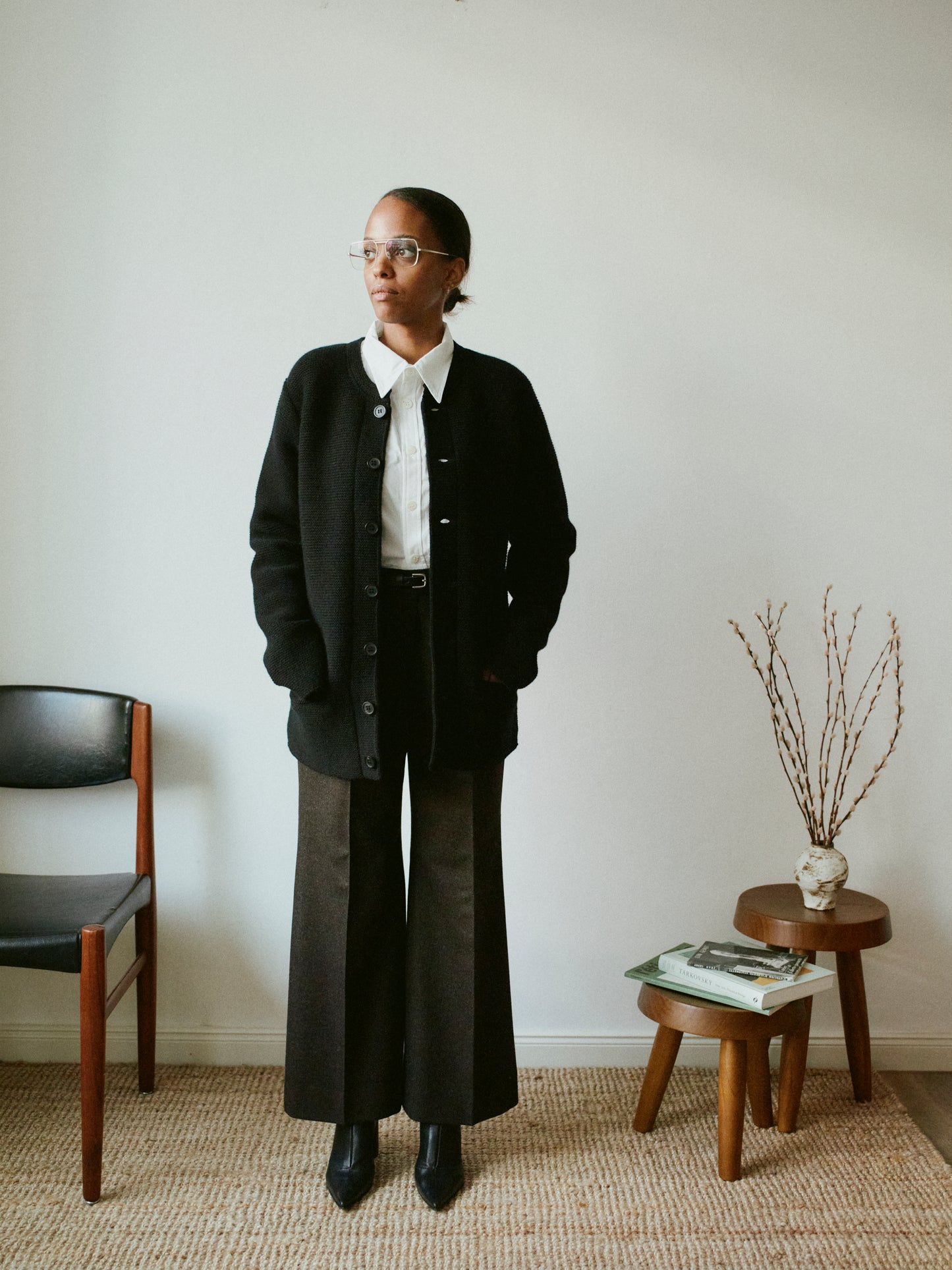 knitted merino jacket