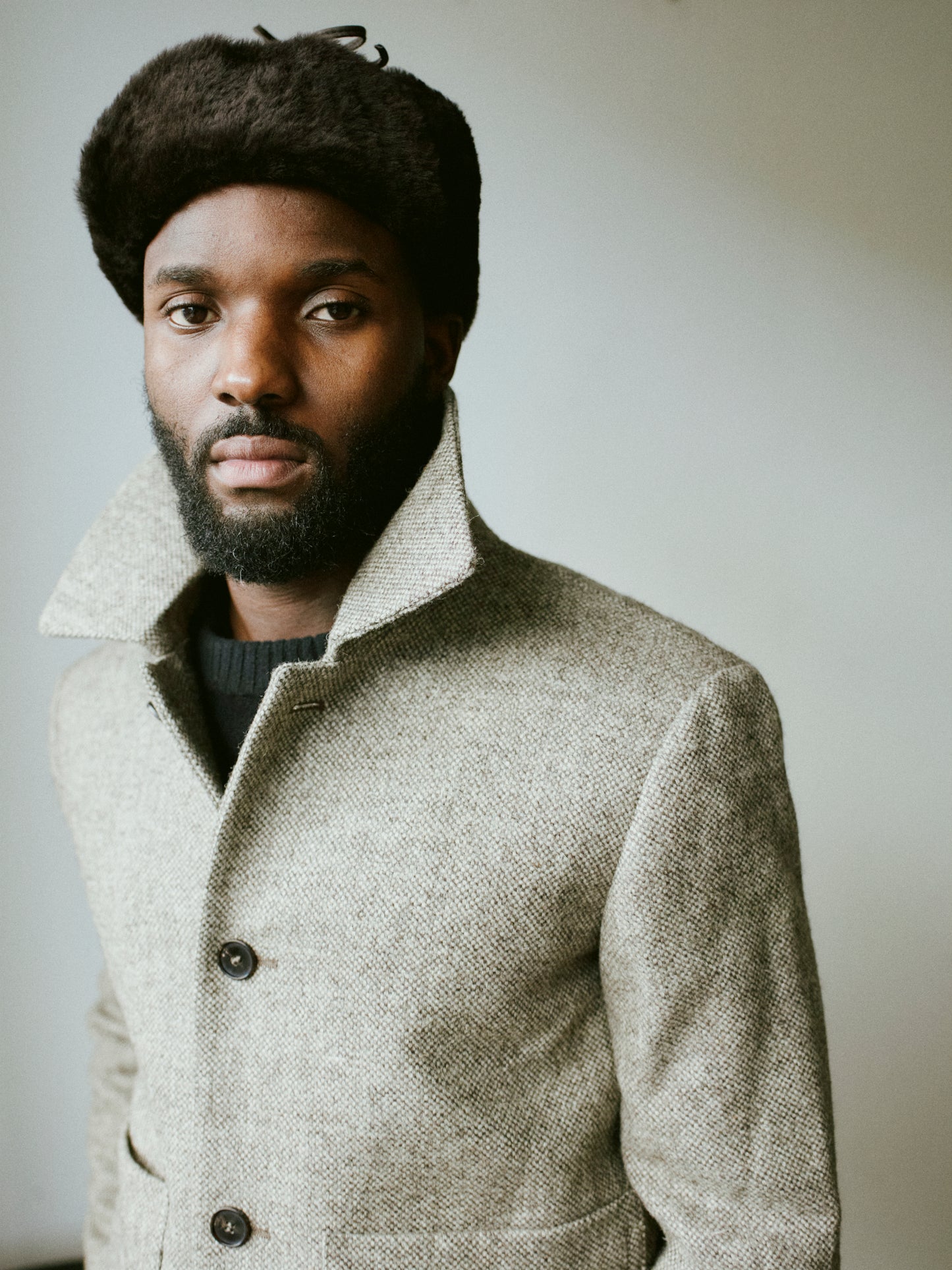 blouson undyed  british wool