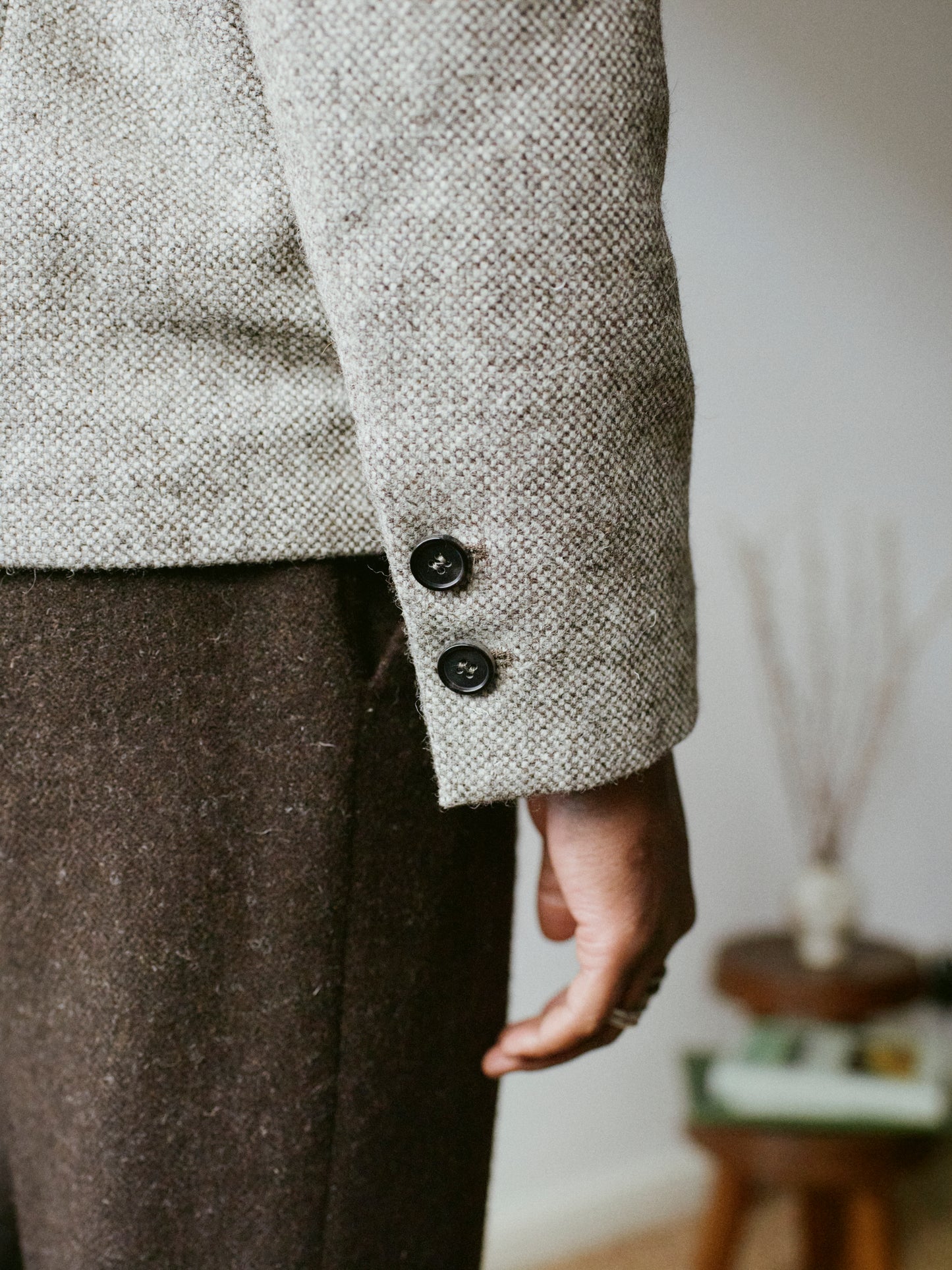 blouson undyed  british wool