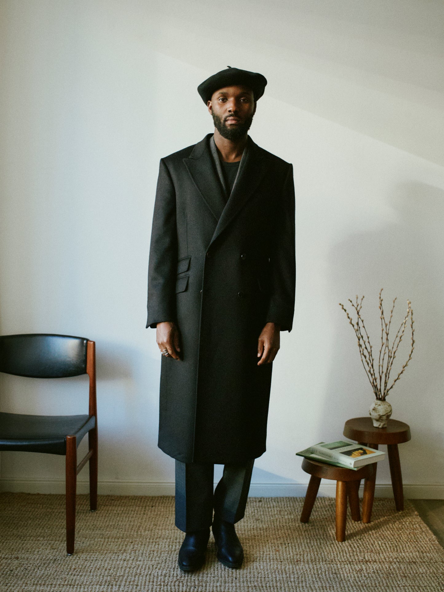 merino and alpaka loden coat (made to order)