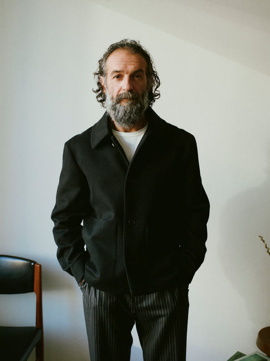 merino and alpaka loden blouson