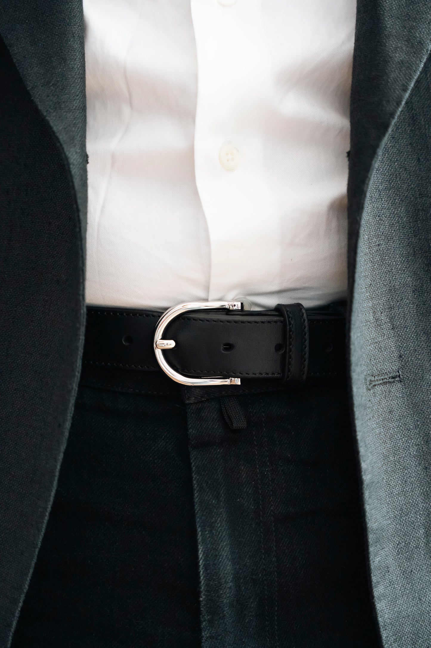 calf's leather belt