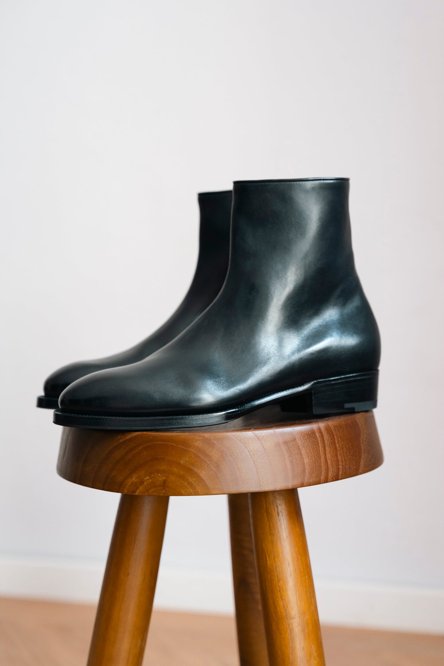 calf's leather boots
