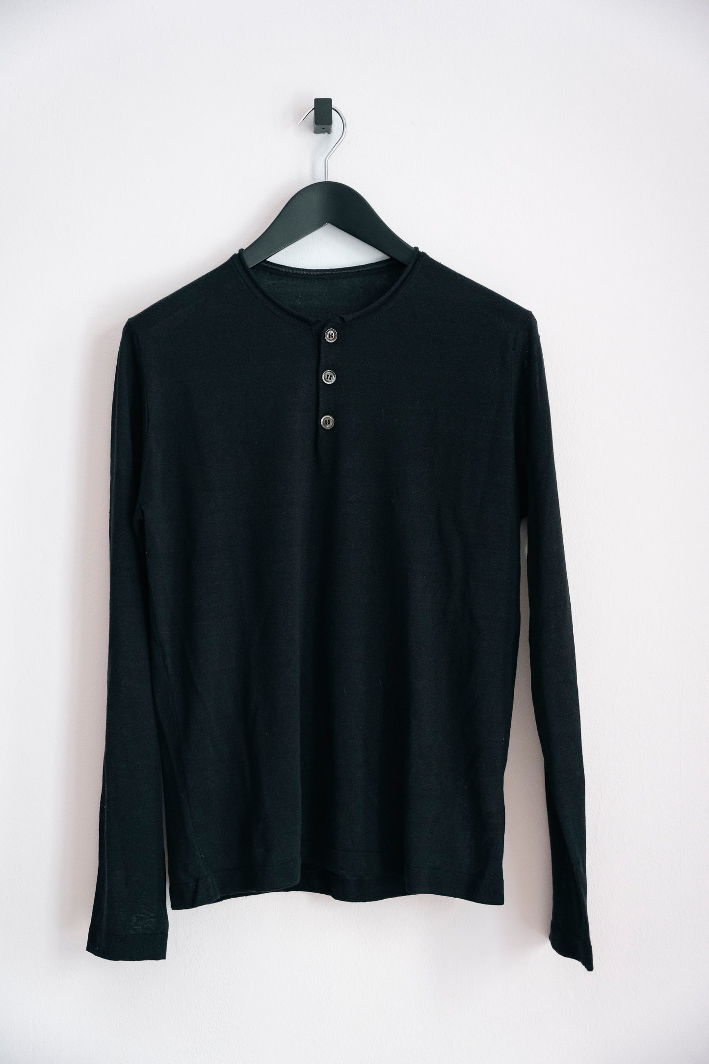 linen, silk and cotton henley