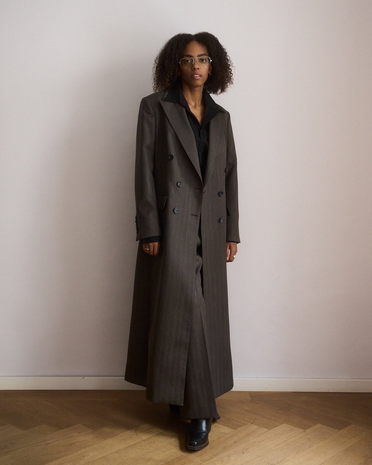 a. striped suit (made to order)