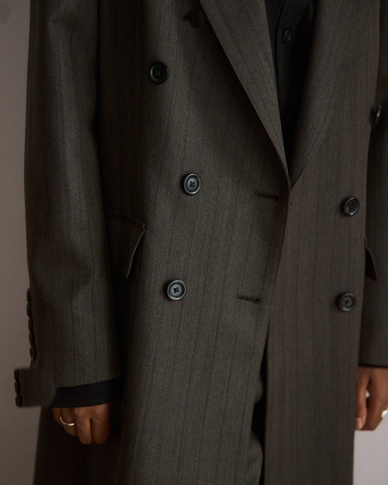 a. striped suit (made to order)