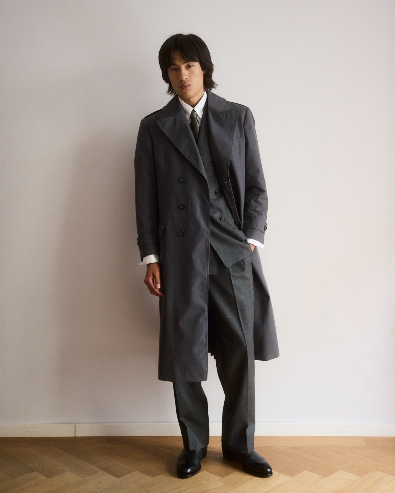a. cotton trench coat (made to order)