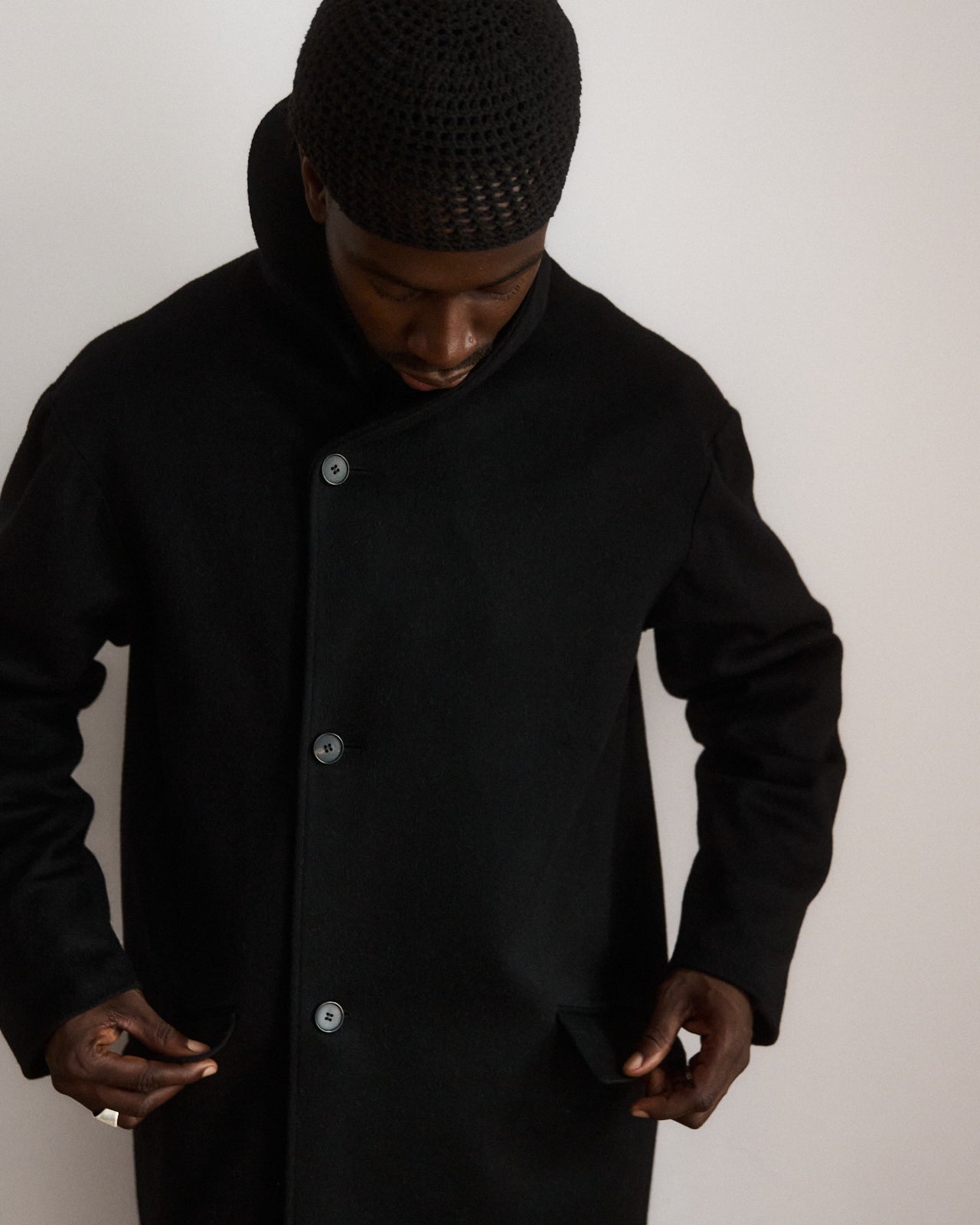 a. alpaka and merino sander coat