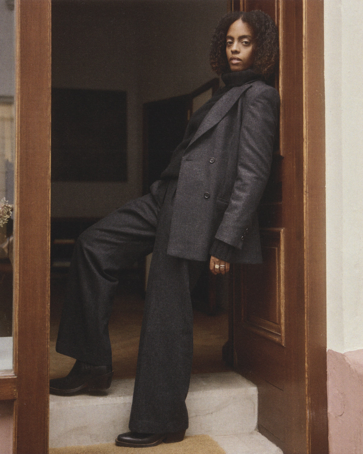 c. double breasted suit (made to order)